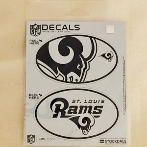 🆕 NFL St. Louis Rams Decals